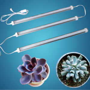60 cm - LED GROW trubica pre kaktusy a sukulenty, 10W, plné spektrum slabo-ružová